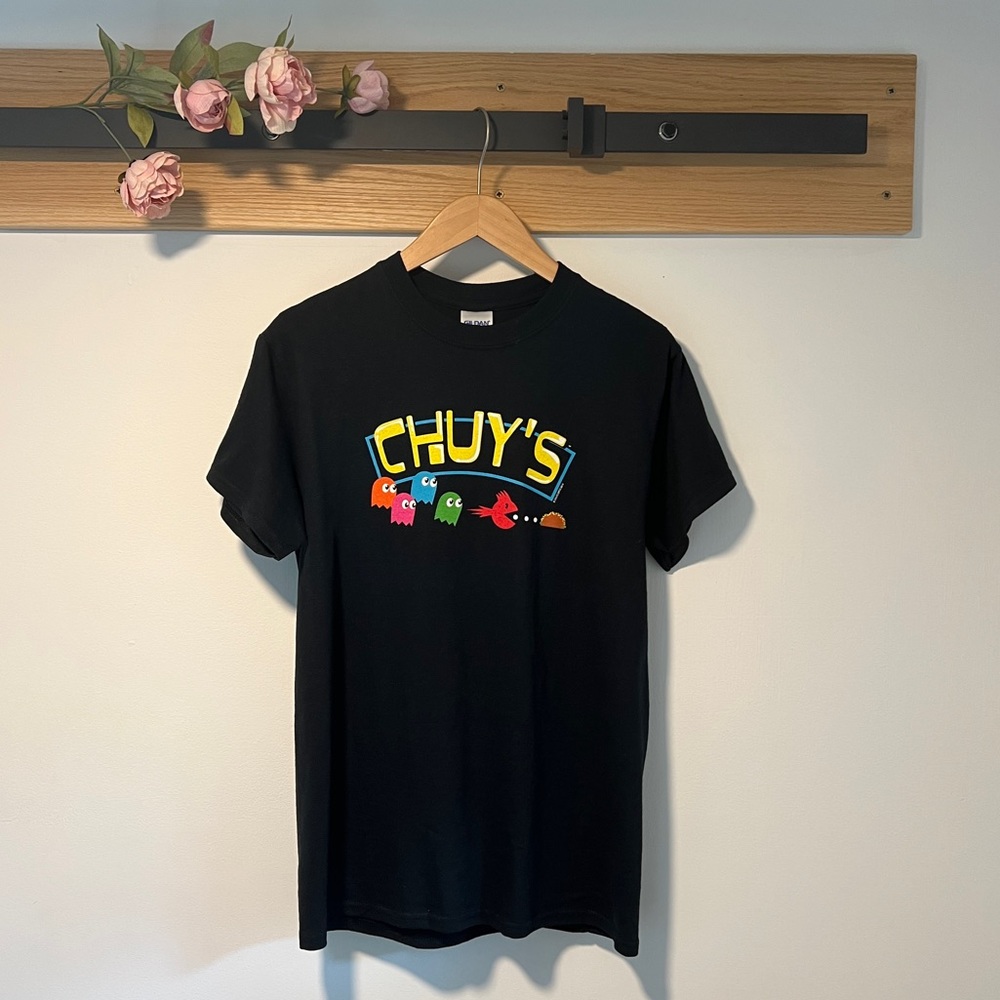 Black Short Sleeve Logo Tee